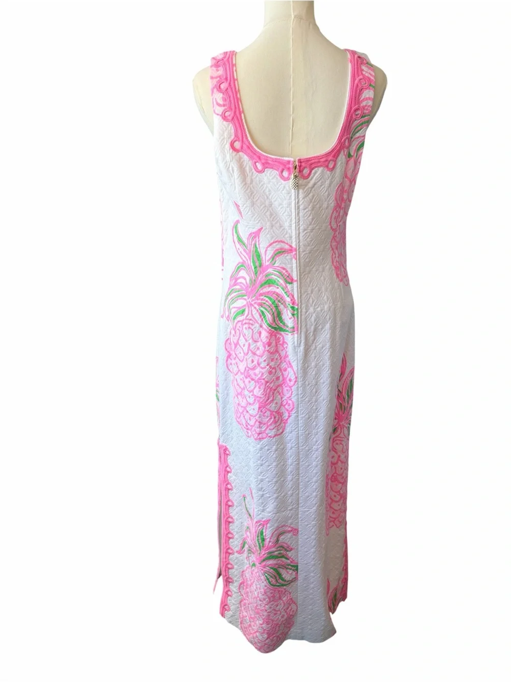 L Lilly Pulitzer MARLEIGH STRETCH MAXI SHIFT DRESS Size 8 - Picture 3 of 8